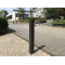 Ornamental bollard | steel tube 70 x 70 mm | series 4071B | stationary, for casting in concretewith ground anchor, total length approx. 1300 mm
